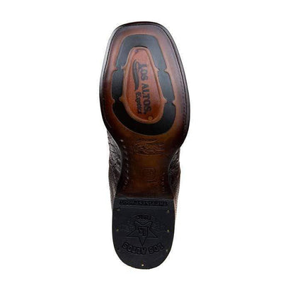 Botin Vaquero de Cocodrilo Caiman Panza Original Horma Cuadrada 82BV8207 3 LAB-82BV8207-060  - from alligatorwarehouse.com