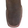 Botines Charros de Cuero Crazy Punta Cuadrada Los Altos Boots Color Cafe LAB-82B6207 4 LAB-82B6207-060  - from alligatorwarehouse.com