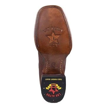 Botines Charros de Cuero Rage Punta Cuadrada Color Nuez LAB-82BM9940 5 LAB-82BM9940-060  - from alligatorwarehouse.com