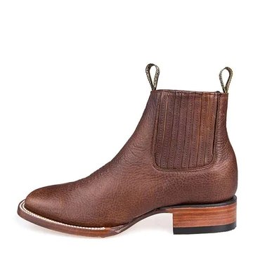 Botines Charros de Cuero Rage Punta Cuadrada Color Nuez LAB-82BM9940 2 LAB-82BM9940-060  - from alligatorwarehouse.com