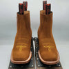 Botines Charros de Gamuza Original Punta Cuadrada Color Shedron 2   - from alligatorwarehouse.com