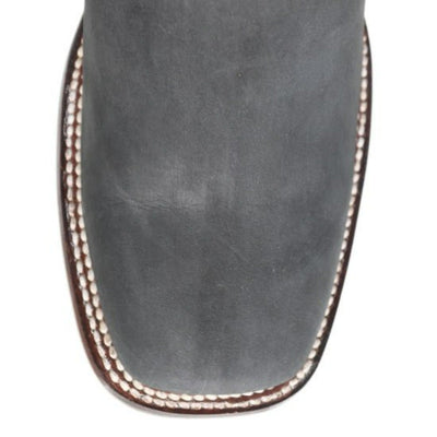 Botines Charros de Gamuza Punta Cuadrada Los Altos Boots Color Gris LAB-82B6309 4 LAB-82B6309-060  - from alligatorwarehouse.com