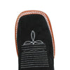 Botines Charros de Gamuza Punta Cuadrada para Joven Color Negro Q82BJ6305 2   - from alligatorwarehouse.com