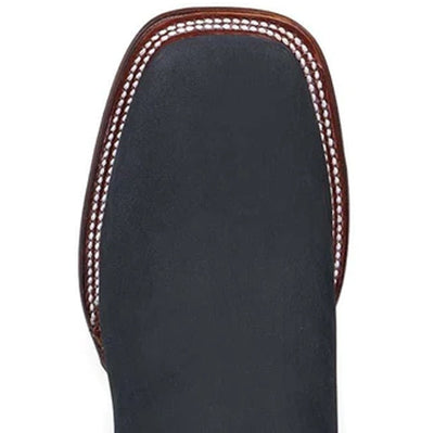 Botines Charros de Gamuza Punta Cuadrada para Mujer Color Negro LAB-32B6305 7 LAB-32B6305-050  - from alligatorwarehouse.com