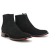 Botines Charros de Gamuza Punta Cuadrada para Mujer Color Negro LAB-32B6305 3 LAB-32B6305-050  - from alligatorwarehouse.com