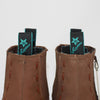 Botines Charros de Gamuza Punta Cuadrada para Mujer Color Taupe LAB-32B6361 6 LAB-32B6361-050  - from alligatorwarehouse.com