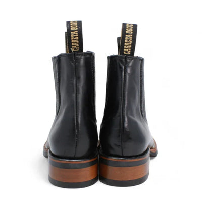 Botines Charros Punta Cuadrada con Suela de Hule Color Negro 3   - from alligatorwarehouse.com