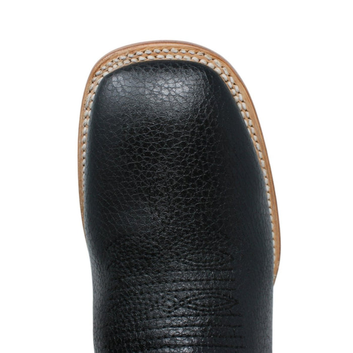 Botines Charros Quincy con Punta Cuadrada Color Negro DIE
