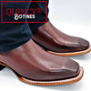 Botines Charros Quincy con Punta Cuadrada Color Vino 11   - from alligatorwarehouse.com