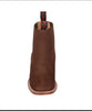 Botines Charros Quincy de Gamuza con Punta Cuadrada Cafe 4   - from alligatorwarehouse.com