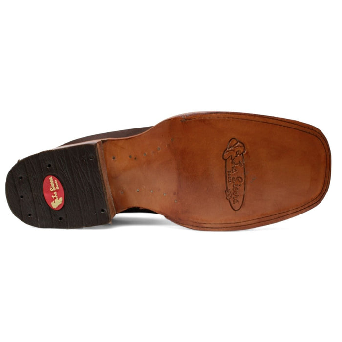 Botines Charros Quincy de Gamuza con Punta Cuadrada Color Cafe 5   - from alligatorwarehouse.com