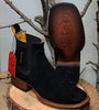 Botines Charros Quincy de Gamuza con Punta Cuadrada 2   - from alligatorwarehouse.com