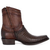Botines de Armadillo Lizard Original Horma Europea Cuadrada Cafe 76B0716 2 LAB-76B0716-060  - from alligatorwarehouse.com