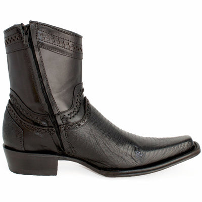 Botines de Armadillo Original Punta Europea Color Negro 76B0705 2 LAB-76B0705-060  - from alligatorwarehouse.com