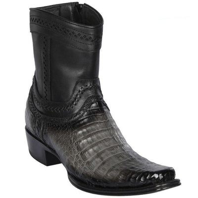 Botines de Cocodrilo Caiman Panza Punta Europea LAB-76B8238 1 LAB-76B8238-060  - from alligatorwarehouse.com