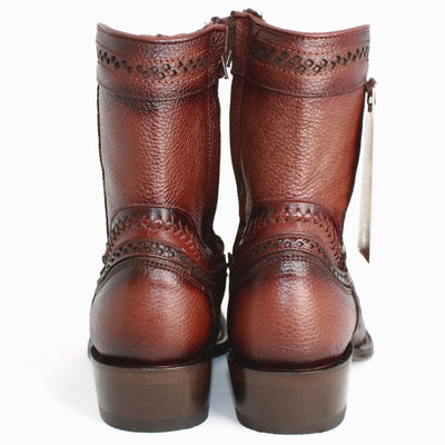 Botines de Cuero Original Punta Europea Cafe LAB-76B2716 4 LAB-76B2716-060  - from alligatorwarehouse.com