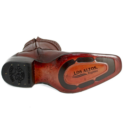 Botines de Cuero Original Punta Europea Cafe LAB-76B2716 5 LAB-76B2716-060  - from alligatorwarehouse.com