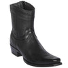 Botines de Cuero Original Punta Europea Color Negro LAB-76B2705 4 LAB-76B2705-060  - from alligatorwarehouse.com