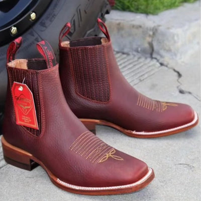 Mens Square Toe Ankle Boots 3 Q82B2750EE:Q82B2750060EE  - from alligatorwarehouse.com
