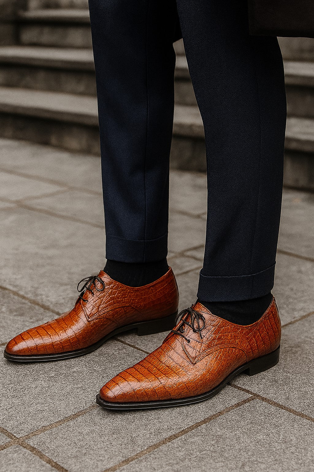 Marco Di Milano Lacio Brandy Caiman Crocodile Derby