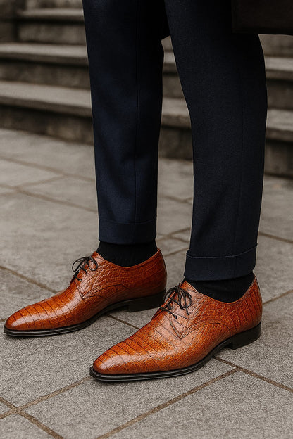 Marco Di Milano Lacio Brandy Caiman Crocodile Derby