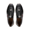 Marco Di Milano Brescia Black Python & Calfskin Sneakers 5 BRESCIA_PYTHON_BLACK_9  - from alligatorwarehouse.com