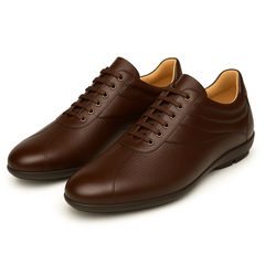 Mens Mezlan Luka Calf & Deerskin Sneaker in Black