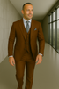 Wool Suit - Italian Made Business Suit by Statement Men's 3 Piece 100% Wool Fashion Suit - Bold Colors 17 AMIRI_Ash_38R  - from alligatorwarehouse.com