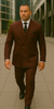 Wool Suit - Italian Made Business Suit by Statement Men's 2 Piece 100% Wool Double Breasted Suit - Micro Windowpane 14 DBSALOTE_Black_38R  - from alligatorwarehouse.com
