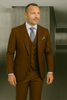 Wool Suit - Italian Made Business Suit by Statement Men's 3 Piece 100% Wool Fashion Suit - Bold Colors 16 AMIRI_Ash_38R  - from alligatorwarehouse.com