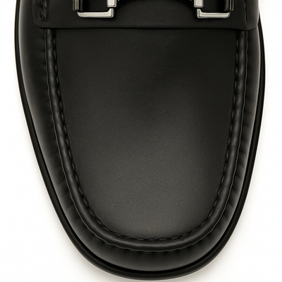 Mens Mezlan Brussels Metal Ornament Calfskin Loafer Dress Shoe in Tan 29   - from alligatorwarehouse.com