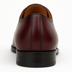 Mens Mezlan Republic Calfskin Cap Toe Blucher Dress Shoe in Tan