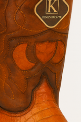 King Exotic Men's Caiman Belly Snip Toe Boots