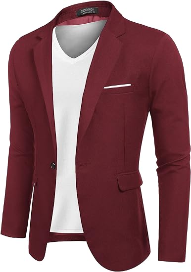 Cheap Blazers For Men - Inexpensive Blazer - Mens Discount Slim Fit Blazer in 20 Colors