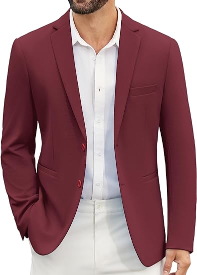 Cheap Blazers For Men - Inexpensive Blazer - Mens Discount Knit Blazer in 20 Colors On Sale