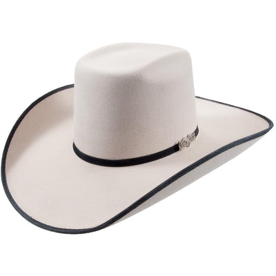 Cuernos Chuecos Doble Peligro Silver Belly Brick Crown Felt Hat 1 -1  - from alligatorwarehouse.com