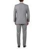 Bevagna Collection - Light Gray 100% Virgin Wool Regular Fit Pick Stitched 2 Piece Suit 3 SO6508-5-Classic  - from alligatorwarehouse.com