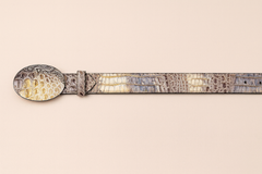 Men's Wild West Caiman Belly Skin Cowboy Belt 2C118249