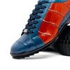 Marco Di Milano Cairo Blue Jean / Honey Alligator Sneakers 3 CAIRO_ALLIGATOR_BLUE JEANS/HONEY_8  - from alligatorwarehouse.com