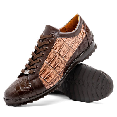 Marco Di Milano Cairo Brown / Orix Alligator Sneakers 2 CAIRO_ALLIGATOR_BROWN/ORIX_8  - from alligatorwarehouse.com