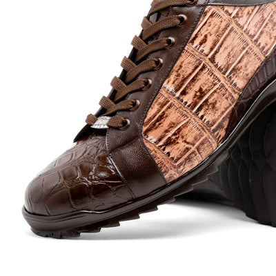 Marco Di Milano Cairo Brown / Orix Alligator Sneakers 3 CAIRO_ALLIGATOR_BROWN/ORIX_8  - from alligatorwarehouse.com