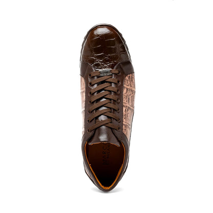 Marco Di Milano Cairo Alligator Sneakers Brown / Orix