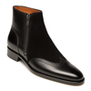 Men's Camilleri Calf/Suede Black Ankle Zip Boot By Mezlan Made In Spain Brand 9   - from alligatorwarehouse.com