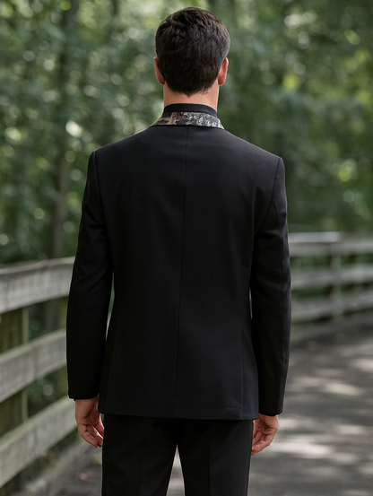 Camouflage Tuxedo - Single Breasted Camo Wedding Suit
