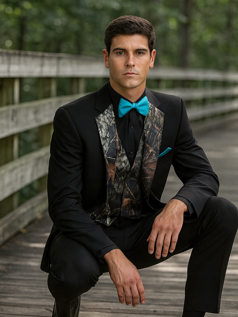 Camouflage Tuxedo - Single Breasted Camo Wedding Suit 4   - from alligatorwarehouse.com