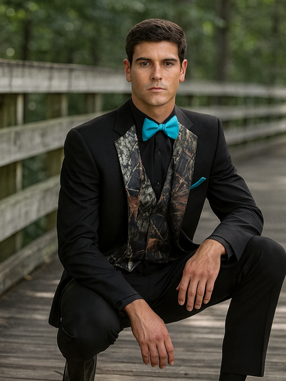 Camouflage Tuxedo - Single Breasted Camo Wedding Suit
