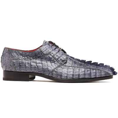 Marco Di Milano Cancun New Gray Caiman Crocodile Derby 1 CANCUN_CAIMAN FUSCUS_NEW GRAY_8.5  - from alligatorwarehouse.com