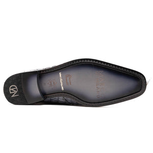 Marco Di Milano Cancun Gray Caiman Crocodile Derby 