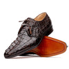 Marco Di Milano Cancun Brown Caiman Crocodile Derby 2 CANCUN_CAIMAN FUSCUS_BROWN_9.5  - from alligatorwarehouse.com