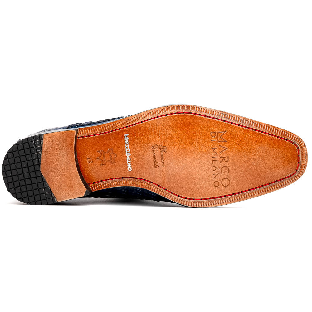 Marco Di Milano Cancun Brown Caiman Crocodile Derby